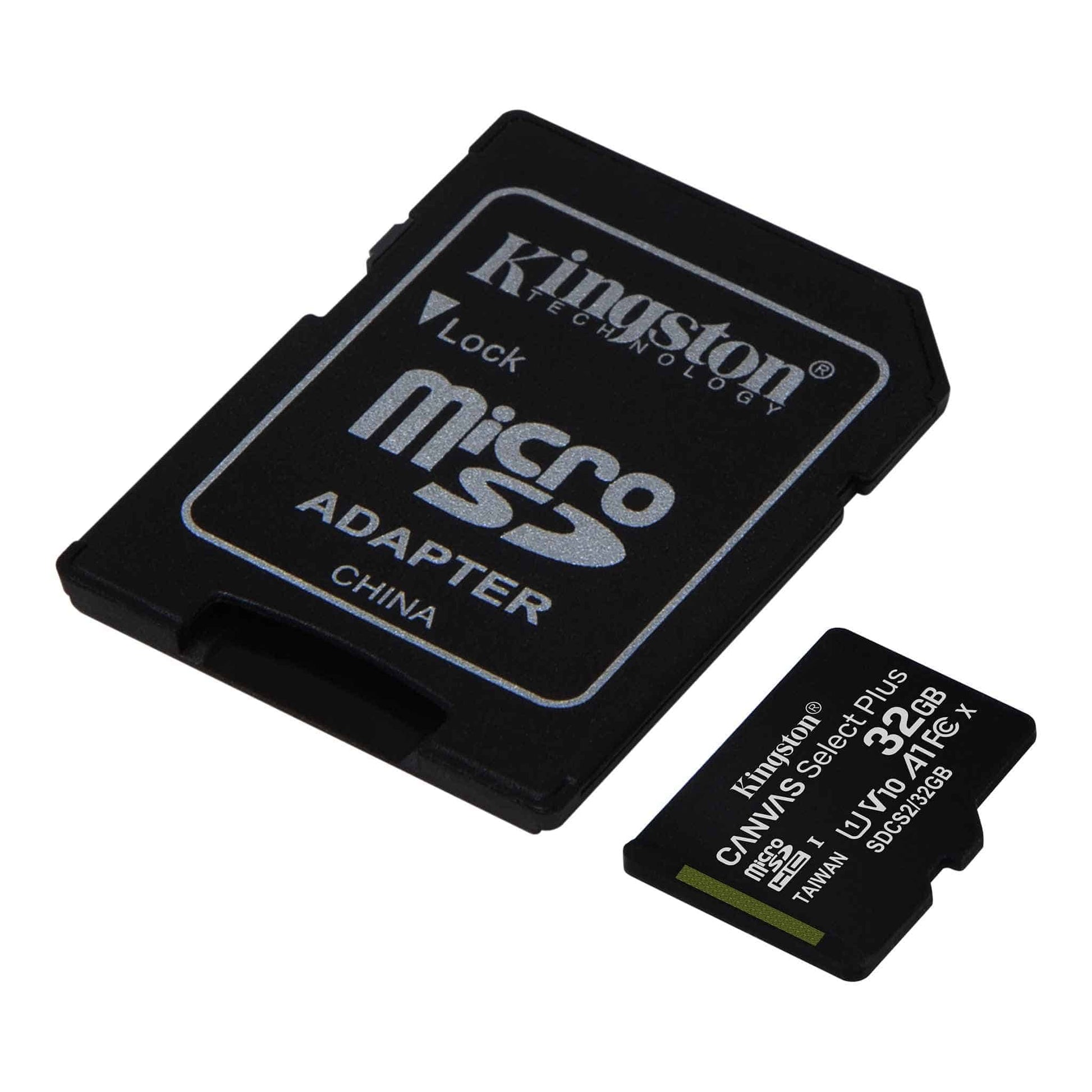 Kingston Carte Mémoire 16Go et 32Go Class 10 Micro SD CANVAS Select Plus