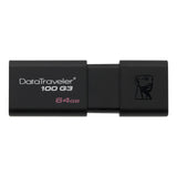 فلاشة USB كينجستون DT 100 G3 سعة 64 جيجابايت (DT100G3 / 64 جيجابايت)