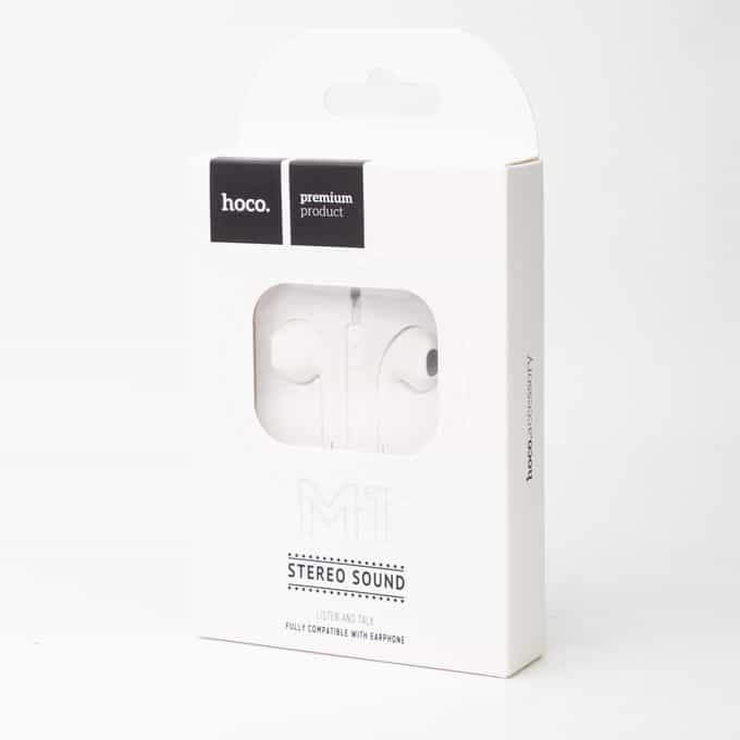 Hoco M1 Écouteurs Intra-Auriculaires avec Micro pour Iphone, Android ,MP3 etc