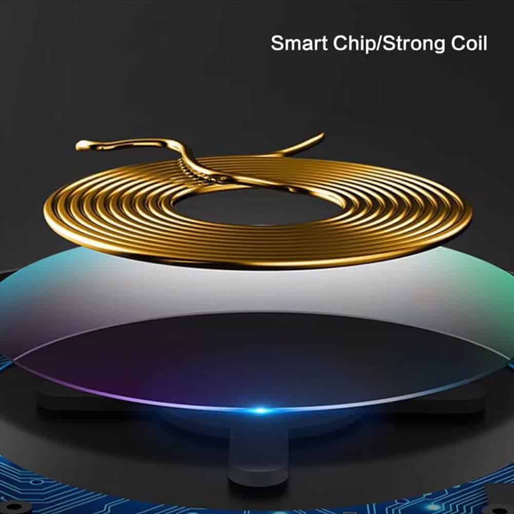 Chargeur sans fil FACEVER 2 en 1 Qi Compatible Apple Watch iWatch Series 3 2 & Qi-Enable Smartphone, Chargeur rapide Compatible iPhone X XS MAX XR 8 8 Plus, Samsung S9 S8 S7 S6 Edge + Note 8, Blanc