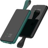 RECCI PB-P03 Charge rapide PD 18W + batterie externe de charge sans fil 10W avec fonction ventouse