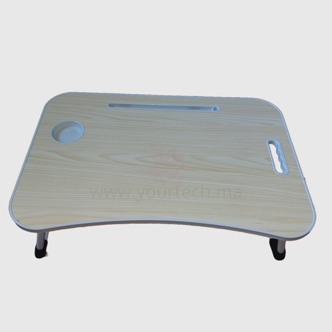 support pour ordinateur portable en bois pliable