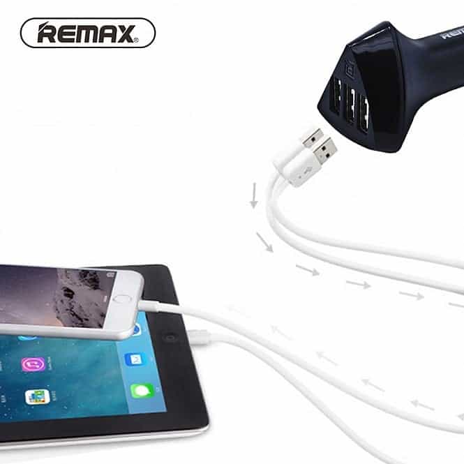 Chargeur Voiture Universel Remax Alien RCC-340 - 4.2A - Triple sortie USB