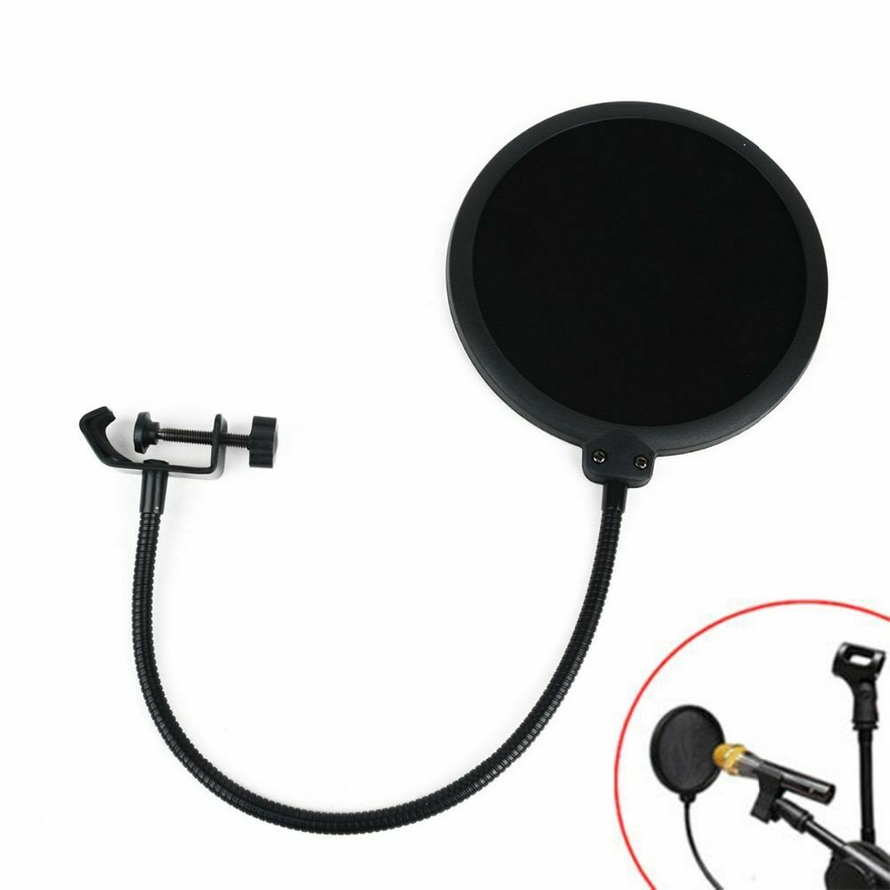 Bouclier d'isolation de microphone insonorisé en métal