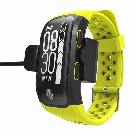 S908 GPS bande intelligente IP68 Bracelet étanche Bracelet intelligent moniteur de fréquence cardiaque Fitness Tracker bande intelligente amphibie