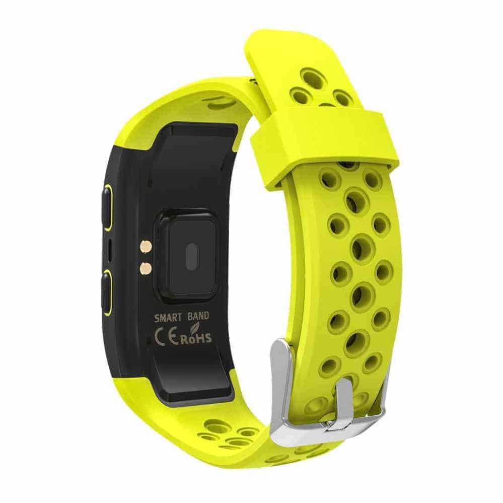S908 GPS bande intelligente IP68 Bracelet étanche Bracelet intelligent moniteur de fréquence cardiaque Fitness Tracker bande intelligente amphibie
