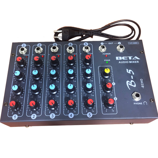 Table mexage Beta B-5 audio mixer