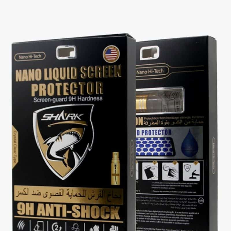 Protecteur d'écran Shark Nano Hi-Tech Liquid Anti-Shock Clear