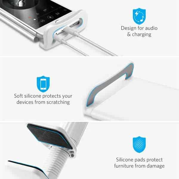 UGREEN LP113 Clip de support de téléphone à support mobile flexible