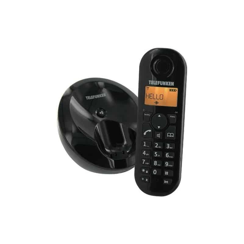 TÉLÉPHONE TELEFUNKEN DUO TB 202 SANS FIL NOIR