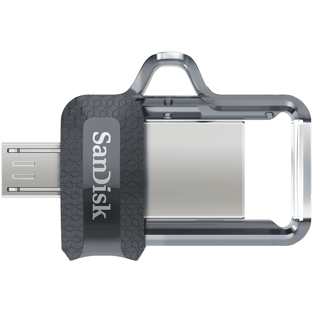 USB Sandisk 16 Go et 32 Go avec connecteurs OTG micro-USB et USB 3.0 Ultra Dual Drive m3.0