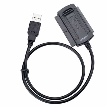 USB à SATA IDE 2.5 3.5 Câble adaptateur convertisseur pour HDD/SSD disque dur CD/DVD/RW CD-ROM