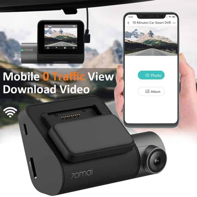 XIAOMI 70mai Pro caméra de voiture intelligente vidéo DVR 1944P HD Dash 140 degrés 【Version anglaise】